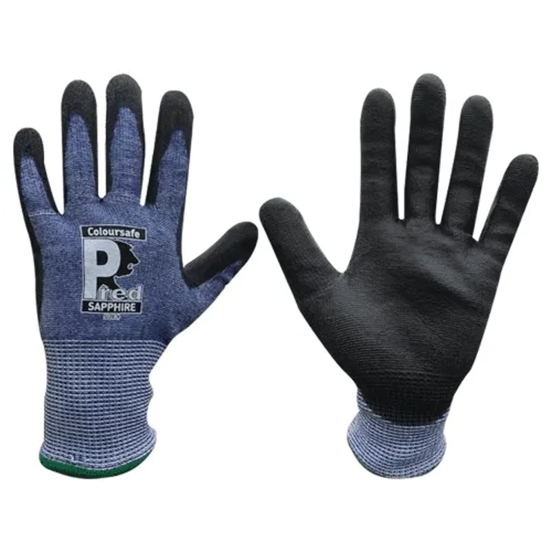 Predator Sapphire PRED13 PU Cut-Level F High-Dexterity Handling Gloves 3 Predator Sapphire PRED13 PU Cut-Level F High-Dexterity Handling Gloves