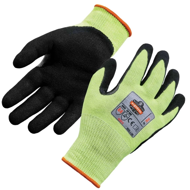Ergodyne ProFlex 7041 Hi-Vis Nitrile-Dipped Cut-Resistant Gloves 3 Ergodyne ProFlex 7041 Hi-Vis Nitrile-Dipped Cut-Resistant Gloves