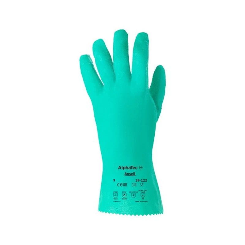 Ansell AlphaTec 39-124 Nitrile Chemical-Resistant Gloves 13.8" 4 Ansell AlphaTec 39-124 Nitrile Chemical-Resistant Gloves 13.8" - Image 2