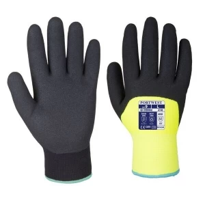 Portwest A146 Nitrile Dipped Winter Yellow Gloves 3 Portwest A146 Nitrile Dipped Winter Yellow Gloves