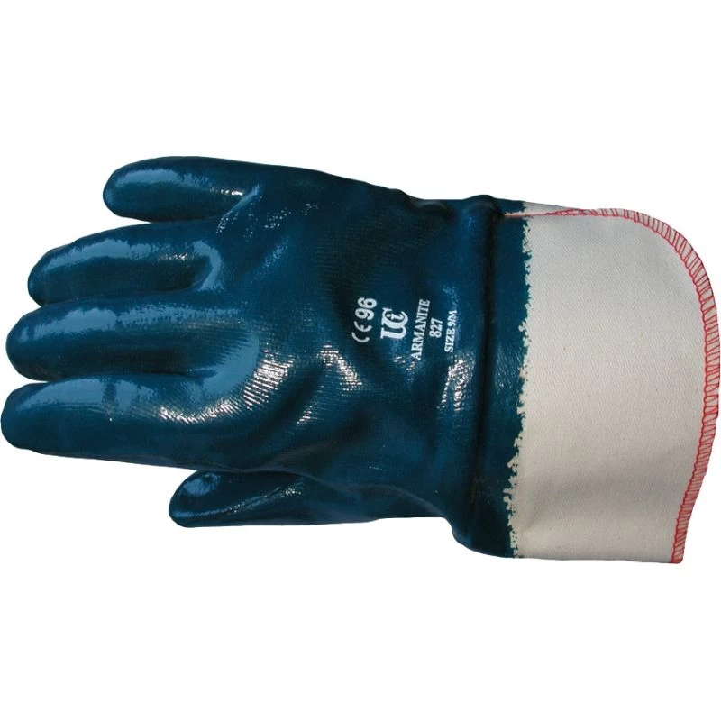 Armanite Heavy Weight Nitrile Coated Gloves With Safety Cuff A827 (Case Of 144 Pairs) 4 Armanite Heavy Weight Nitrile Coated Gloves With Safety Cuff A827 (Case Of 144 Pairs) - Image 2