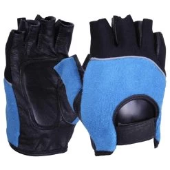 AV-FGG Gel-Palm Light-Duty Fingerless Leather Power Tool Gloves