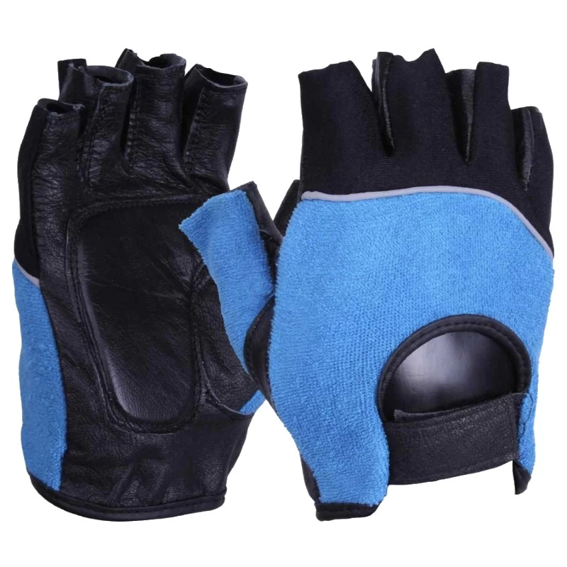 AV-FGG Gel-Palm Light-Duty Fingerless Leather Power Tool Gloves 3 AV-FGG Gel-Palm Light-Duty Fingerless Leather Power Tool Gloves
