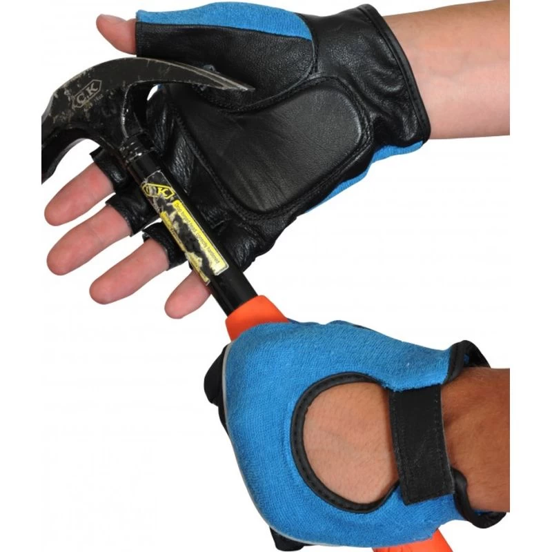 AV-FGG Gel-Palm Light-Duty Fingerless Leather Power Tool Gloves 4 AV-FGG Gel-Palm Light-Duty Fingerless Leather Power Tool Gloves - Image 2