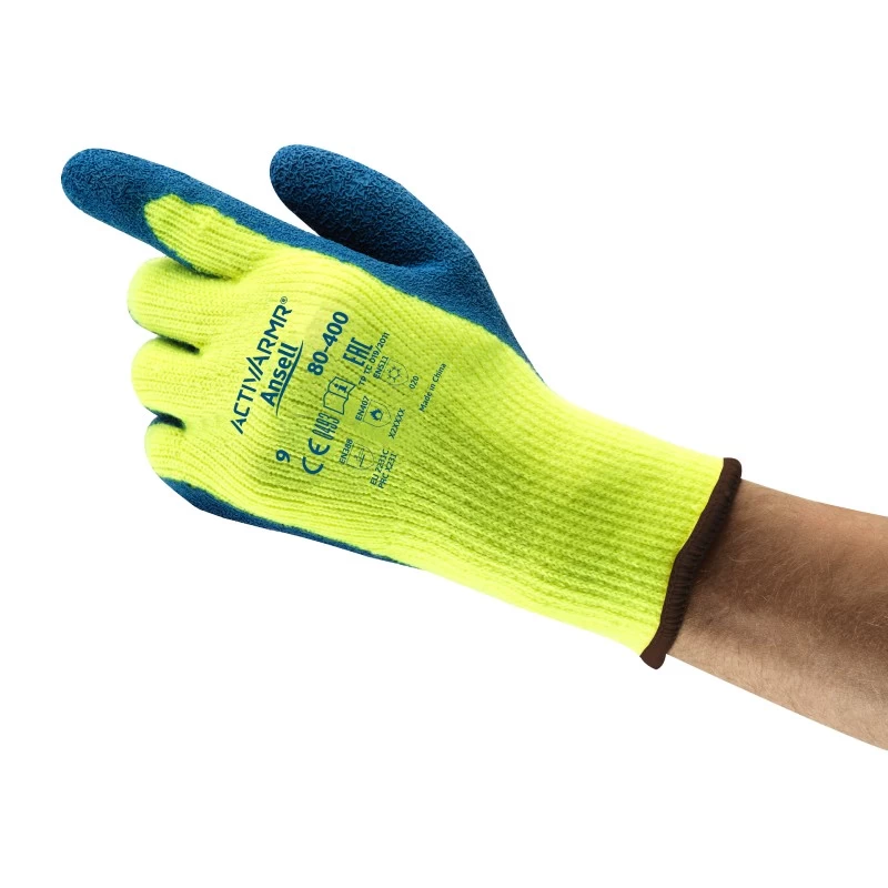 Ansell ActivArmr 80-400 Hi-Vis Thermal Work Gloves 4 Ansell ActivArmr 80-400 Hi-Vis Thermal Work Gloves - Image 2