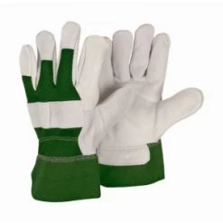 Briers Reinforced Leather-Knuckle Rigging And Gardening Gloves