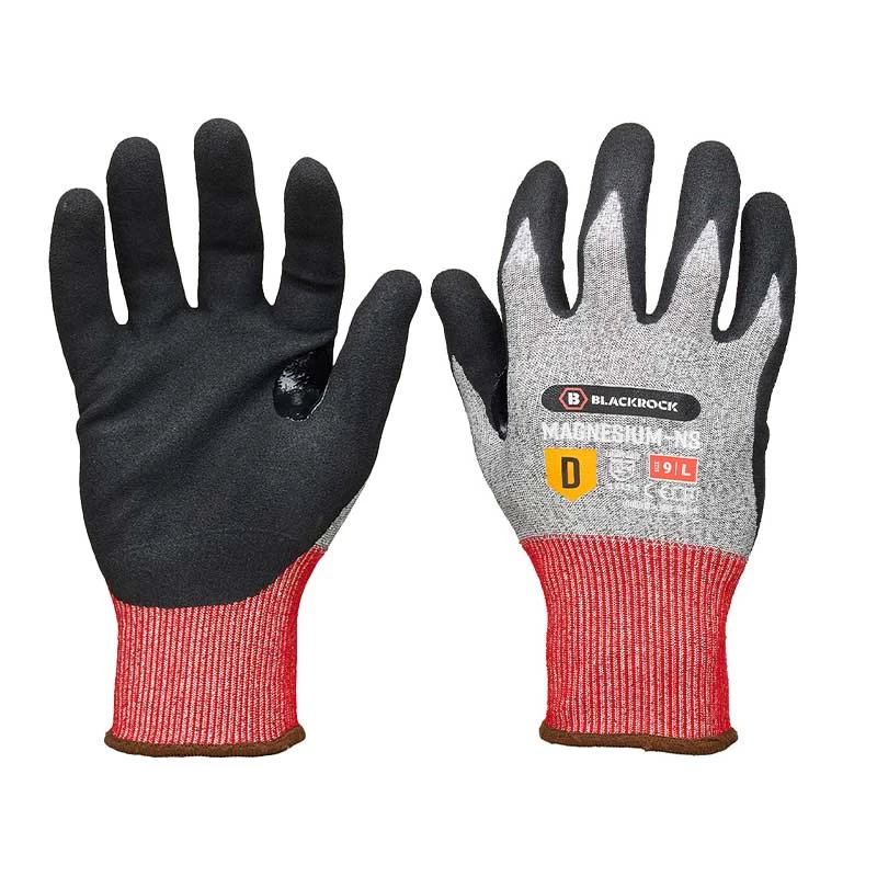 Blackrock BRG152 Magnesium Sandy Nitrile Cut Level D Gloves 3 Blackrock BRG152 Magnesium Sandy Nitrile Cut Level D Gloves
