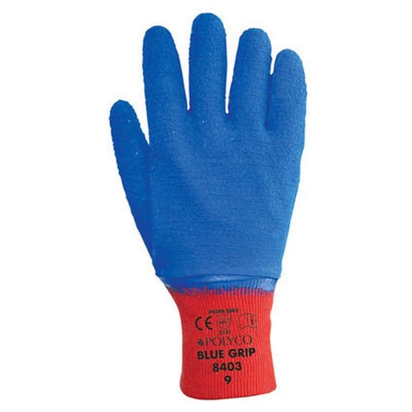 Polyco Blue Grip Work Gloves 840 6 Polyco Blue Grip Work Gloves 840 - Image 4