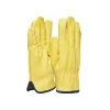 Polyco Daytona Drivers Style Fleece Lined Natural Grain Leather Gloves DR100 -Home - Tools - Gloves DR100 angle back 05