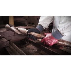 Ansell Edge 48-919 Nitrile Dipped Oil-Repellent Liner Gloves -Home - Tools - Gloves EDGE2048 91920EMEA20Red20Product20 20Front20and20Back5B25D