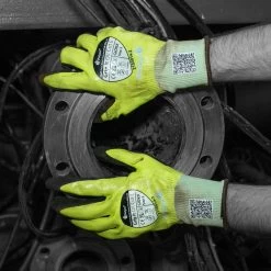 Polyco GIOKX Cut And Heat-Resistant Safety Gloves -Home - Tools - Gloves GIOKX Grip It Oil Cut E 055B45D
