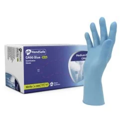 HandSafe GN90 Disposable Nitrile Powder-Free Examination Gloves