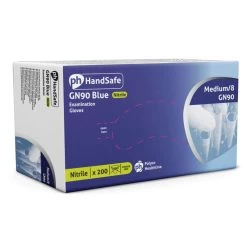 HandSafe GN90 Disposable Nitrile Powder-Free Examination Gloves 10 HandSafe GN90 Disposable Nitrile Powder-Free Examination Gloves -Home - Tools - Gloves HandSafe GN90 glove box5B35D