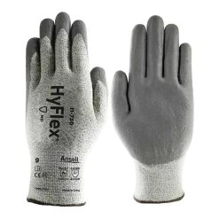 Ansell HyFlex 11-730 Cut-Resistant Cotton And Kevlar Lined Grip Gloves