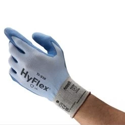 Ansell HyFlex 11-518 Dyneema Palm-Coated Cut-Resistant Gloves 8 Ansell HyFlex 11-518 Dyneema Palm-Coated Cut-Resistant Gloves -Home - Tools - Gloves HyFlex2011 51820Blue20Product20 20Warehousing205B15D