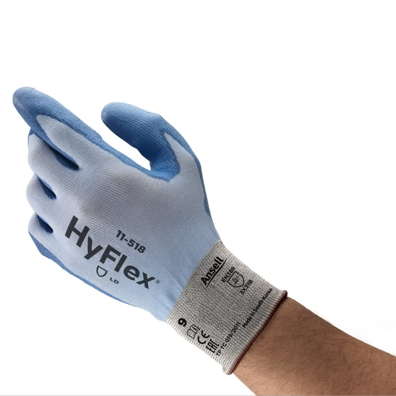 Ansell HyFlex 11-518 Dyneema Palm-Coated Cut-Resistant Gloves 4 Ansell HyFlex 11-518 Dyneema Palm-Coated Cut-Resistant Gloves - Image 2