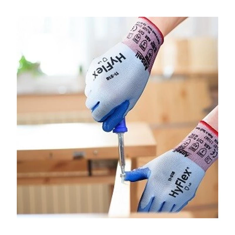 Ansell HyFlex 11-518 Dyneema Palm-Coated Cut-Resistant Gloves 6 Ansell HyFlex 11-518 Dyneema Palm-Coated Cut-Resistant Gloves - Image 4