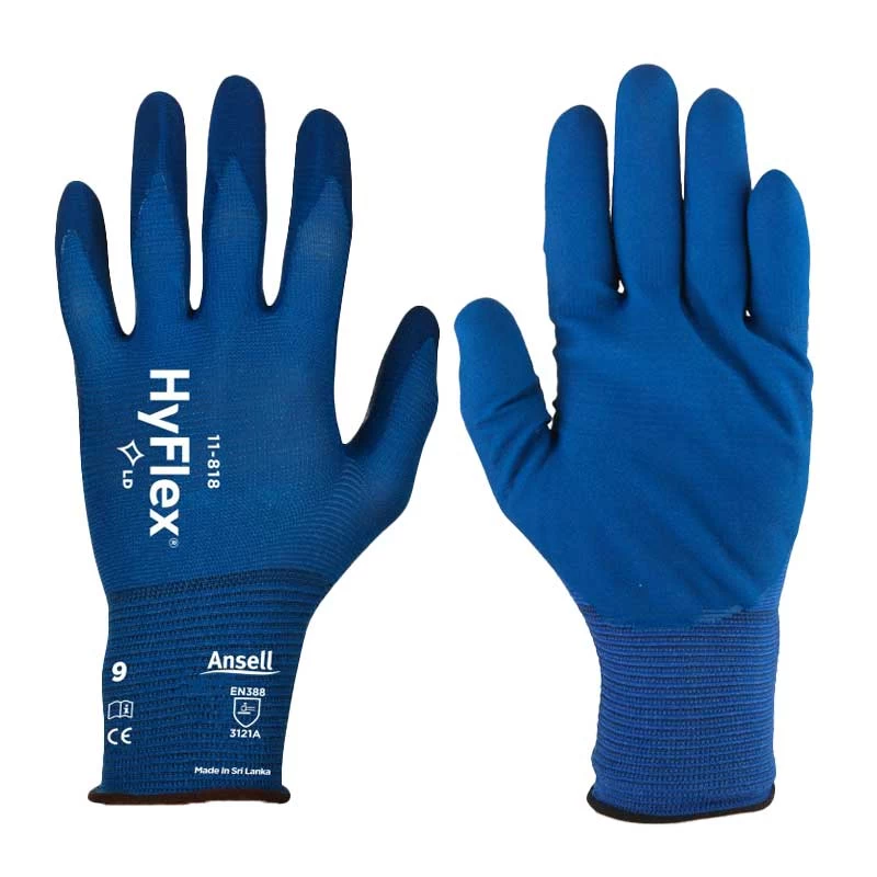 Ansell HyFlex 11-818 Abrasion-Resistant Gloves 3 Ansell HyFlex 11-818 Abrasion-Resistant Gloves