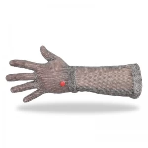 Manulatex Wilco Long Cuff Steel Mesh Glove With Spring Wrist Band 3 Manulatex Wilco Long Cuff Steel Mesh Glove With Spring Wrist Band