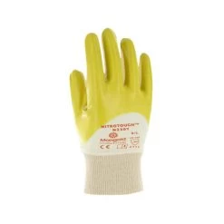 Ansell Nitrotough N230Y 3/4 Dipped Nitrile-Coated Gloves -Home - Tools - Gloves Nitrotough N230Y 015B35D
