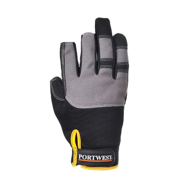 Portwest A740 Powertool Pro Semi Fingerless Work Gloves 4 Portwest A740 Powertool Pro Semi Fingerless Work Gloves - Image 2