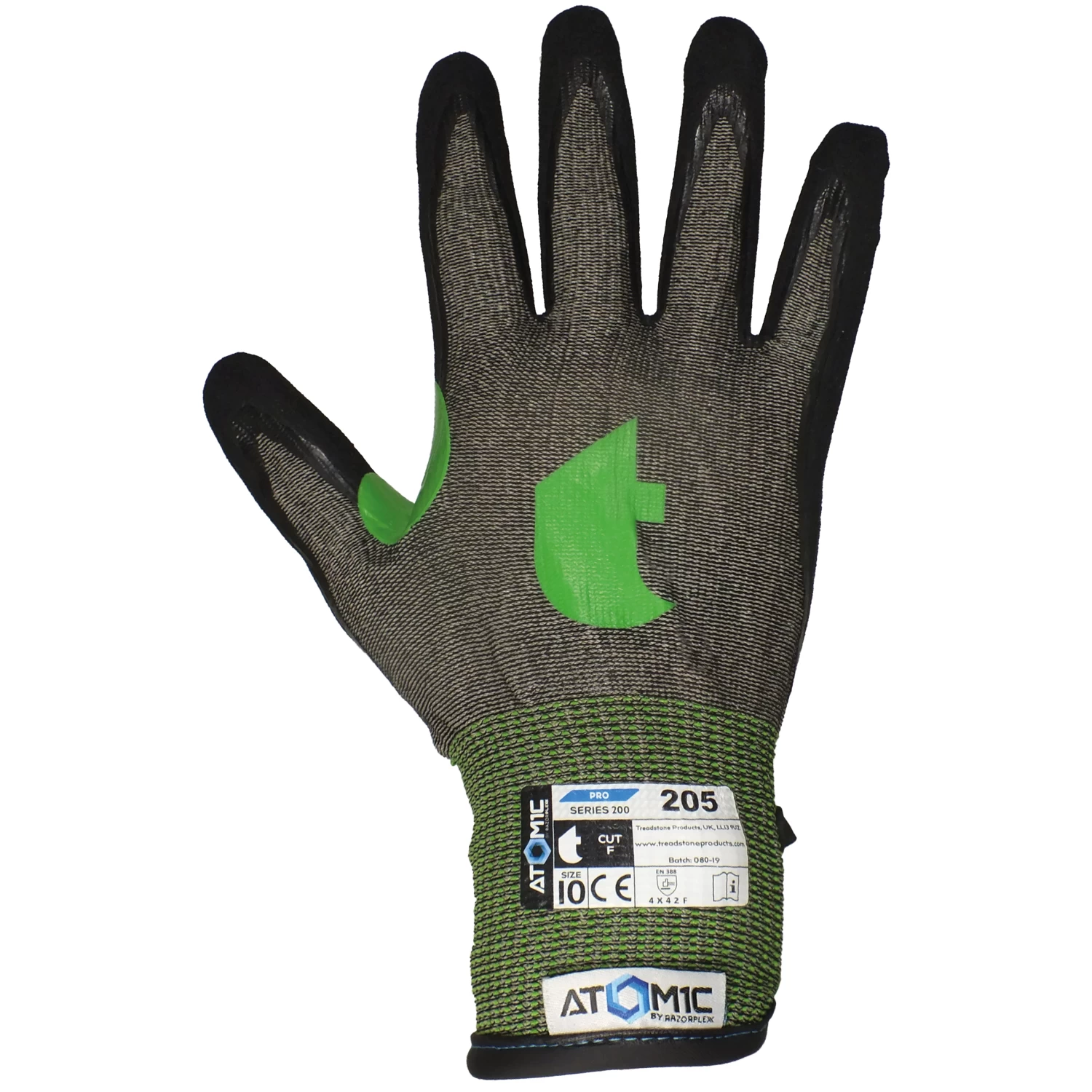 Treadstone Atom1c Pro-205 Sandy Nitrile Coated Cut Level F Grip Gloves 4 Treadstone Atom1c Pro-205 Sandy Nitrile Coated Cut Level F Grip Gloves - Image 2