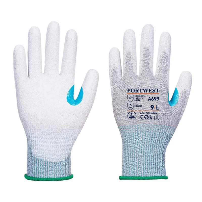 Portwest A699 MR13 ESD Protective Anti-Static Gloves (Pack Of 12) 3 Portwest A699 MR13 ESD Protective Anti-Static Gloves (Pack Of 12)