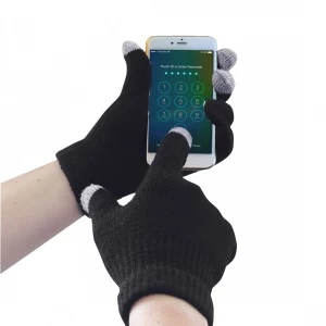 Portwest GL16 Black Touchscreen Knit Gloves 3 Portwest GL16 Black Touchscreen Knit Gloves