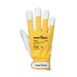 Portwest A250 Tergsus Durable Leather Work Gloves (Yellow) -Home - Tools - Gloves Portwest A250 Tergsus Durable Leather Work Gloves Yellow 15B15D