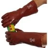 Standard Chemical Resistant Red 16" PVC Gauntlet R240 2 Standard Chemical Resistant Red 16" PVC Gauntlet R240 -Home - Tools - Gloves R240