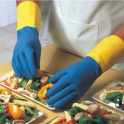 Rubberex Heveaprene Flock Lined Neoprene Rubber Gloves