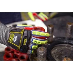 Ansell Ringers R-065 High-Vis Cut-Resistant Gloves -Home - Tools - Gloves Ringers R065 Cut Resistant5B45D