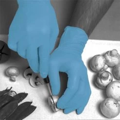 Shield GD21 Blue Powder-Free Nitrile Disposable Gloves -Home - Tools - Gloves SHIELD GD21 BLUE POWDER FREE NITRILE DISPOSABLE GLOVES pj 015B35D
