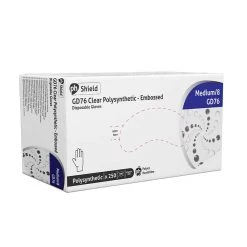 Shield GD76 Clear Powder-Free Polysynthetic Gloves -Home - Tools - Gloves SHIELD GD76 CLEAR POWDER FREE POLYSYNTHETIC GLOVES pj 015B15D