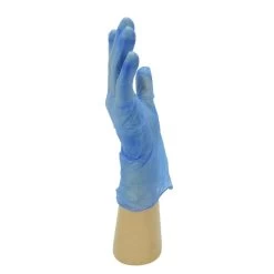 Shield2 GD13 Blue Powder-Free Vinyl Disposable Gloves (Pack Of 100) -Home - Tools - Gloves SHIELD2 GD13 BLUE POWDER FREE VINYL DISPOSABLE GLOVES PACK OF 100 ik 15B45D