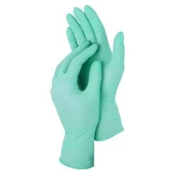 Shield2 GD17 Powder-Free Green Vinyl Disposable Gloves -Home - Tools - Gloves SHIELD2 GD17 POWDER FREE GREEN VINYL DISPOSABLE GLOVES ik 15B25D