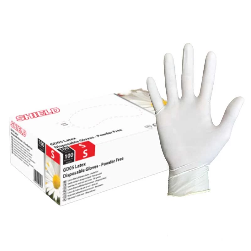 Shield GD05 Powder-Free Latex Gloves 3 Shield GD05 Powder-Free Latex Gloves