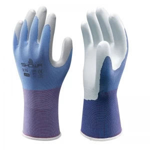 Showa Floreo 370 Blue Lightweight Gardening Gloves 3 Showa Floreo 370 Blue Lightweight Gardening Gloves