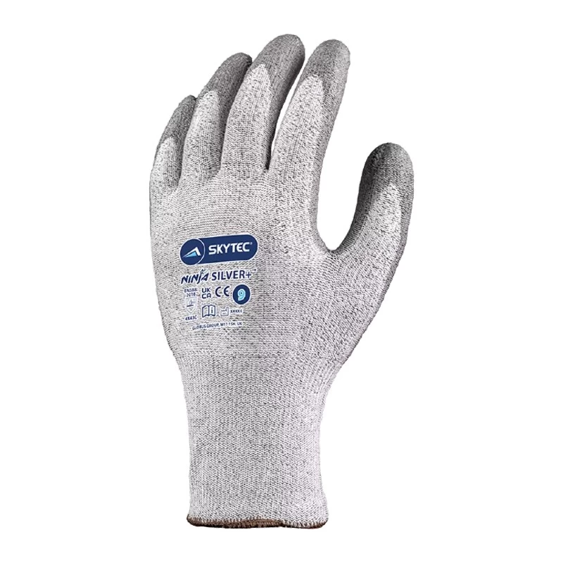 Skytec Ninja Silver+ Abrasion And Tear Resistant Work Gloves 4 Skytec Ninja Silver+ Abrasion And Tear Resistant Work Gloves - Image 2