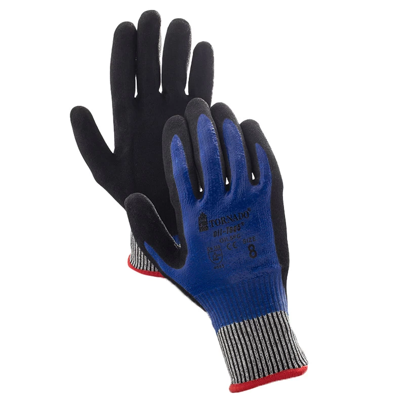 Tornado Oil-Teq 5 Fully Coated Industrial Safety Gloves OIL5FC 3 Tornado Oil-Teq 5 Fully Coated Industrial Safety Gloves OIL5FC
