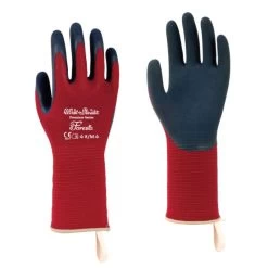 Towa Foresta TOW393 Burgundy Long Sleeve Gardening Gloves