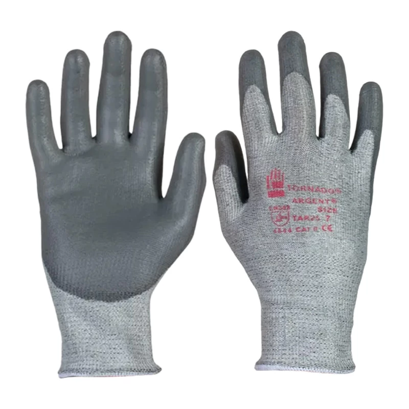 Tornado Argent TAR25 PU-Coated Level D Cut-Resistant Gloves