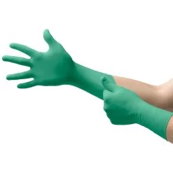 Ansell TouchNTuff 92-605 Powder-Free Disposable Nitrile Gloves -Home - Tools - Gloves TouchNTuff2092 60520Box20Front203D20 20Box20Only5B35D