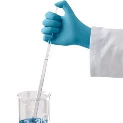 Ansell TouchNTuff 92-665 Powder-Free Disposable Extended-Cuff Nitrile Gloves -Home - Tools - Gloves TouchNTuff2092 66520Box20Front203D20 20Box20Only5B35D