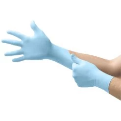 Ansell TouchNTuff 92-670 Disposable Powder-Free Nitrile Gloves -Home - Tools - Gloves TouchNTuff2092 67020Box20Front203D20 20Box20Only5B25D