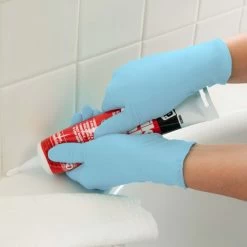 Ansell TouchNTuff 92-670 Disposable Powder-Free Nitrile Gloves -Home - Tools - Gloves TouchNTuff2092 67020Box20Front203D20 20Box20Only5B35D