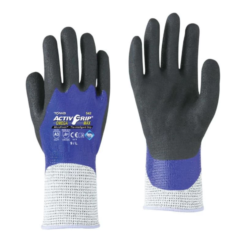 Towa ActivGrip Omega Max TOW542 Oil-Resistant Grip Gloves 3 Towa ActivGrip Omega Max TOW542 Oil-Resistant Grip Gloves