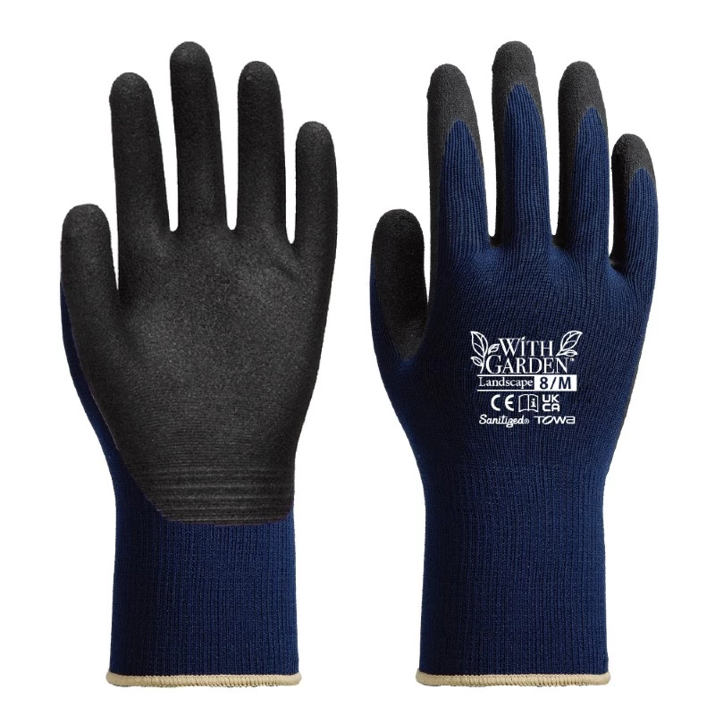 Towa Landscape Soft And Care TOW596 Navy Gardening Gloves 3 Towa Landscape Soft And Care TOW596 Navy Gardening Gloves