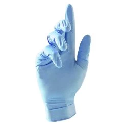 Unigloves GF001 Fortified AntiMicrobial Blue Nitrile Gloves (Pack Of 100) -Home - Tools - Gloves UNIGLOVES GF001 FORTIFIED ANTIMICROBIAL BLUE NITRILE GLOVES pj 015B25D