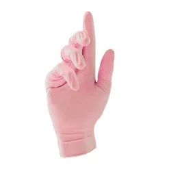 Unigloves Pink Pearl Nitrile Examination Gloves -Home - Tools - Gloves UNIGLOVES PINK PEARL NITRILE EXAMINATION GLOVES pj 015B25D